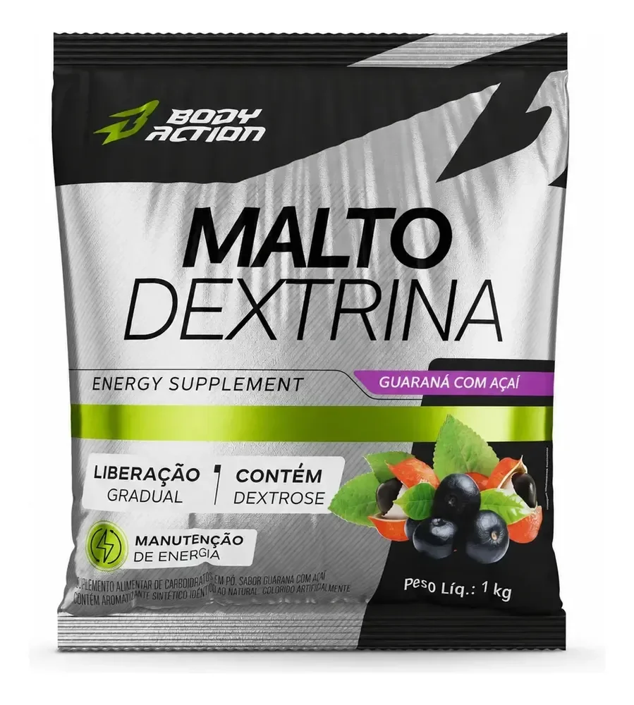 Maltodextrina Bodyaction 1kg Guaraná Com Açaí