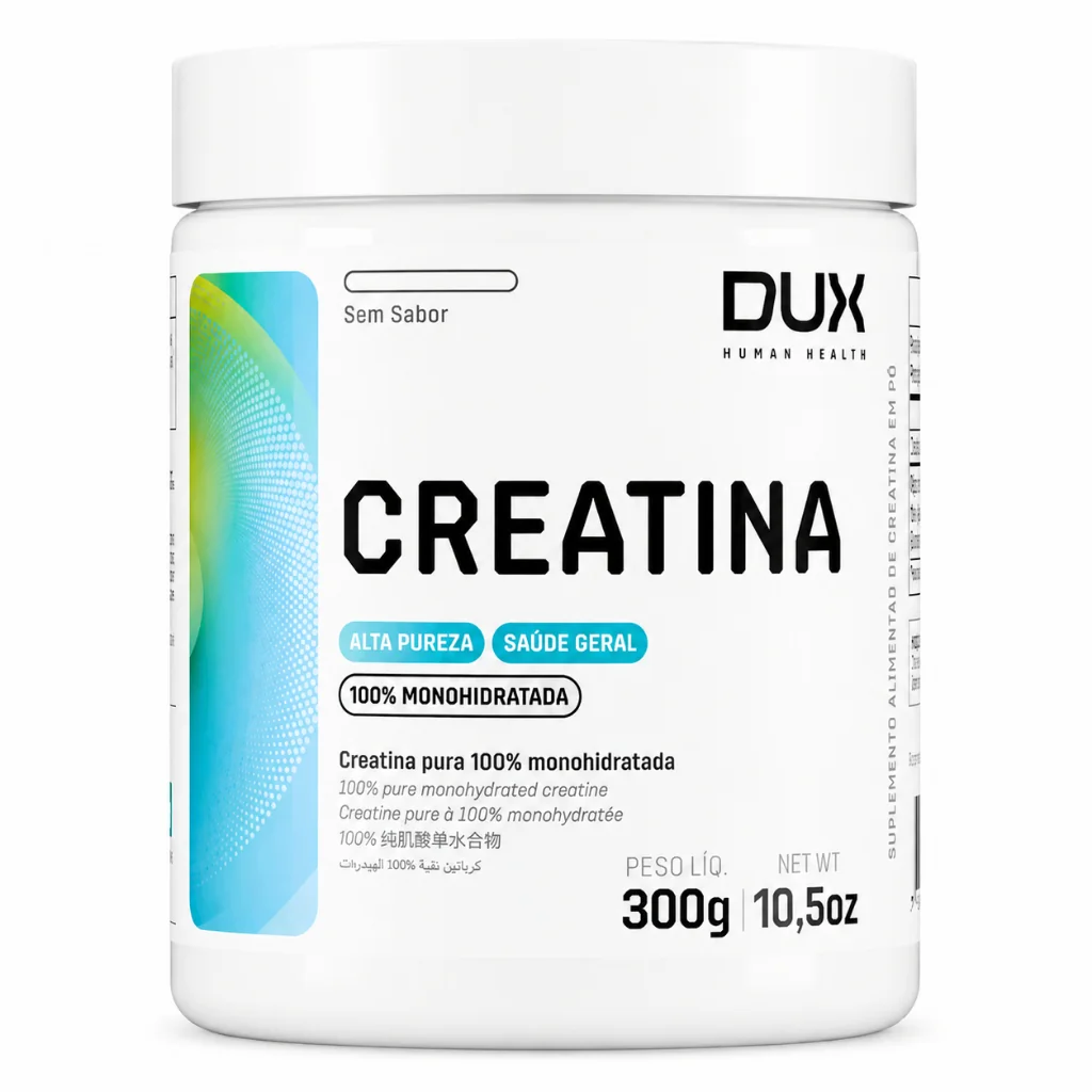Creatina Monohidratada DUX Nutrition 100% Pura Original Academia – Hipertrofia