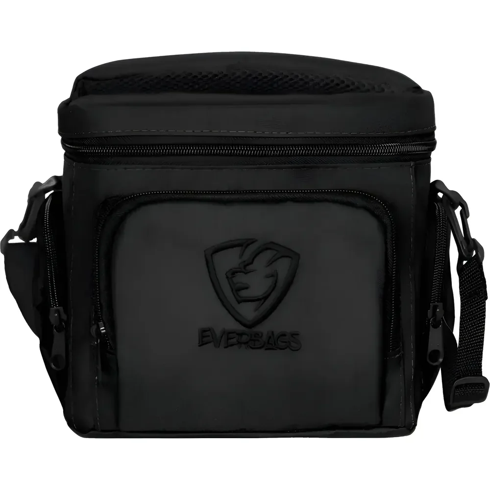 Bolsa Térmica Fitness Master Marmita Preto Preto Lancheira