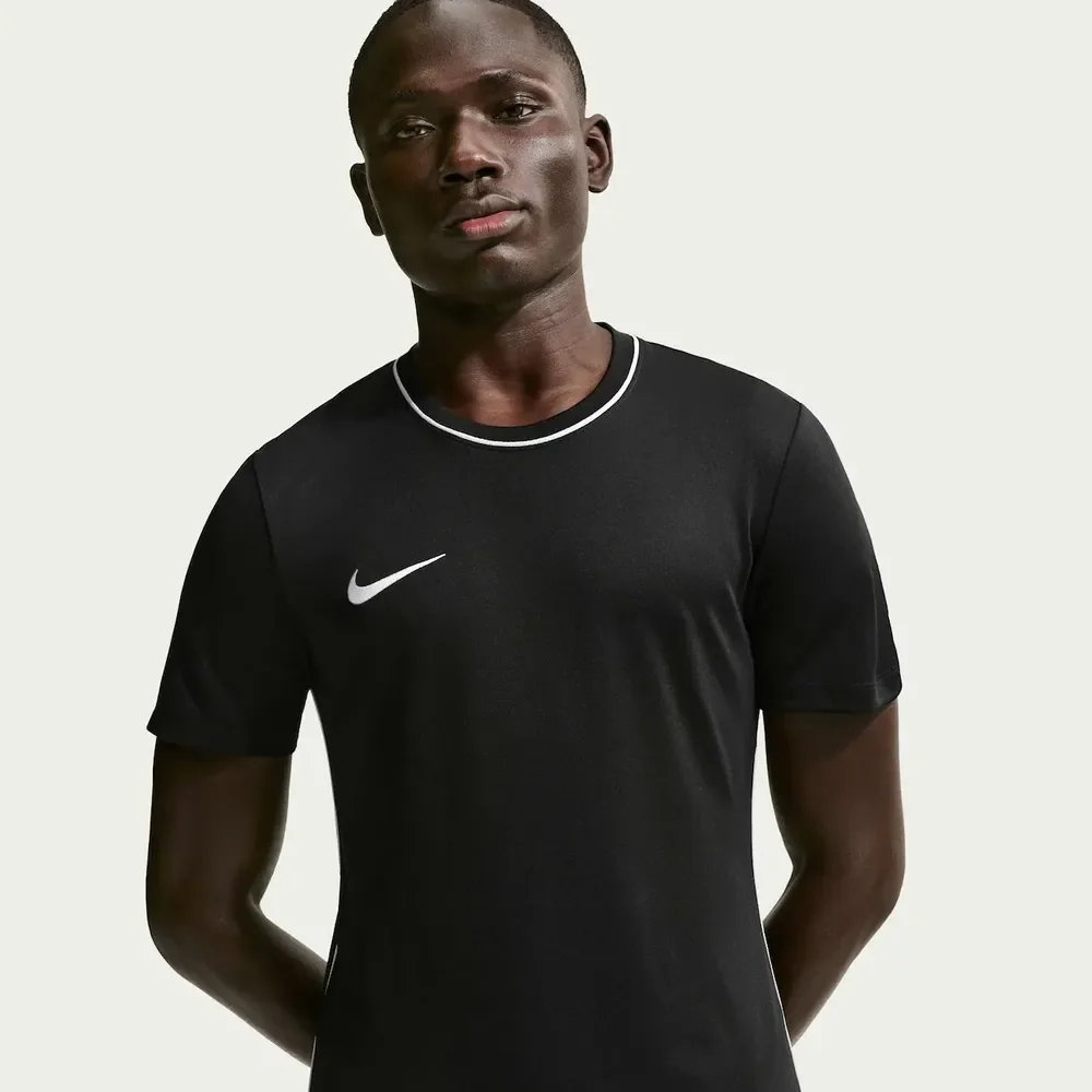 Camiseta Dri-fit Nike Park Masculina Preto/branco G
