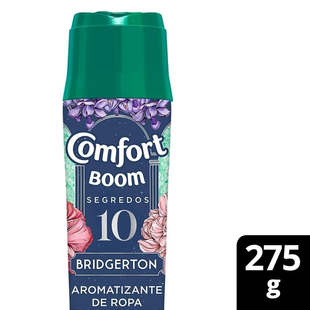 Odorizante de Roupas Comfort Boom Segredos 10 Bridgerton Perfume em Cristais 275g