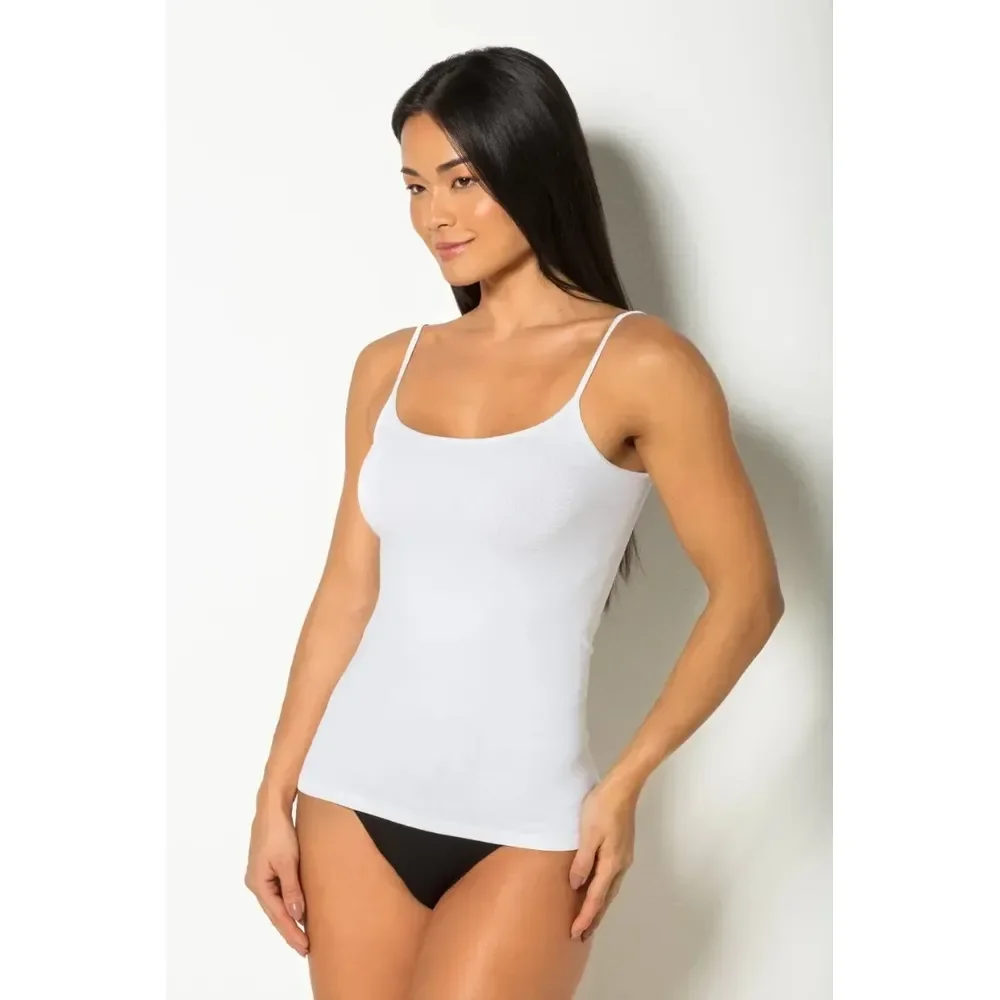 Camiseta Poliamida De Alça Trifil Feminino 0001 Sem Desenho Med Lisa