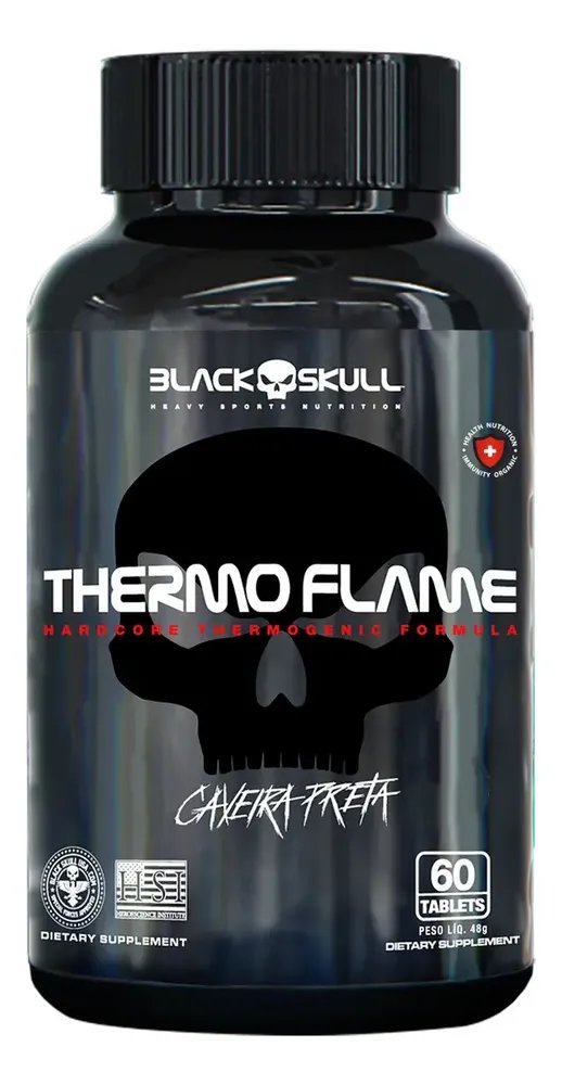 THERMO FLAME Caveira 360mg 60 Tabletes BLACKSKULL