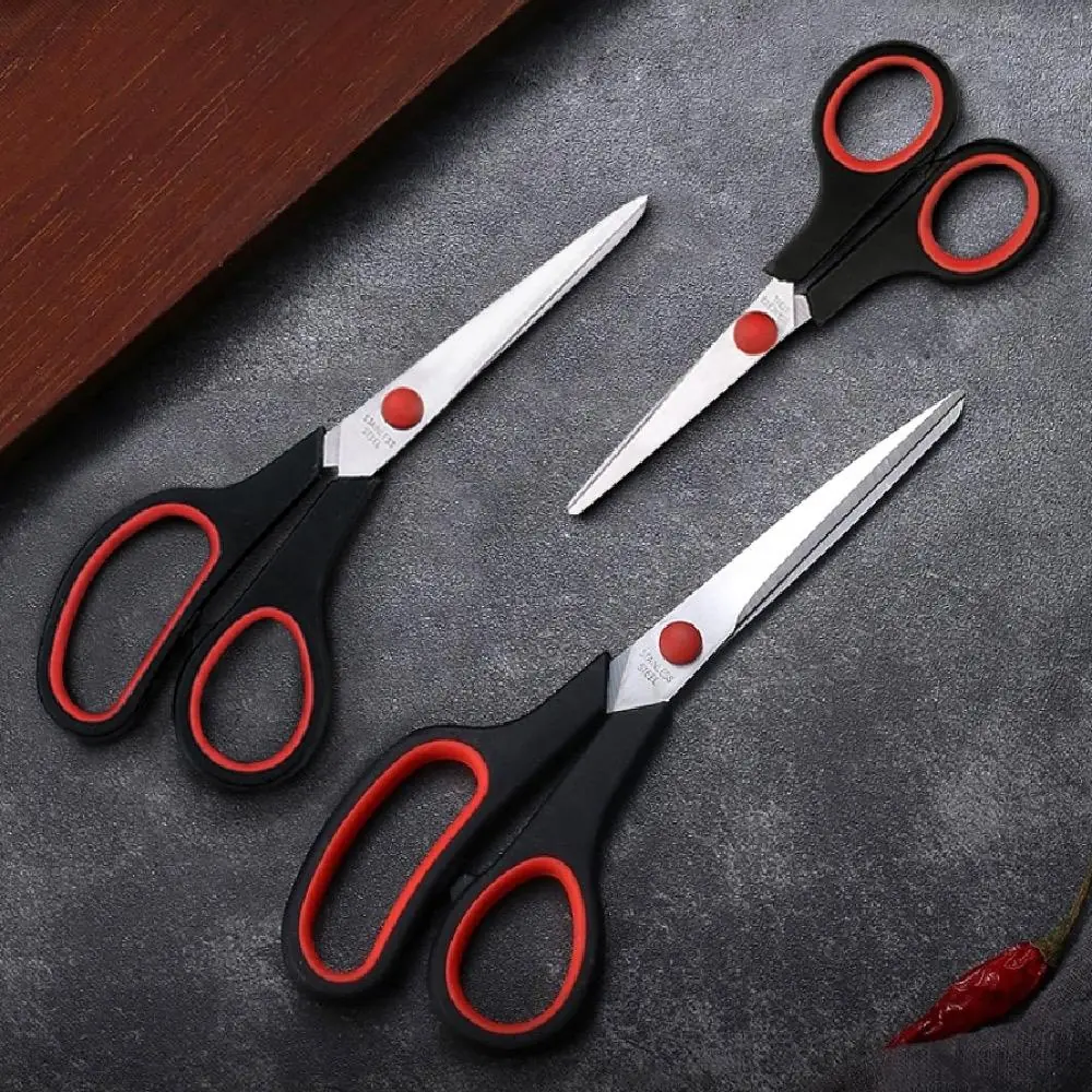 Kit 3 ou 5 Tesouras Em Aço Inox Corte Costura Artesanato Domestico e profissional