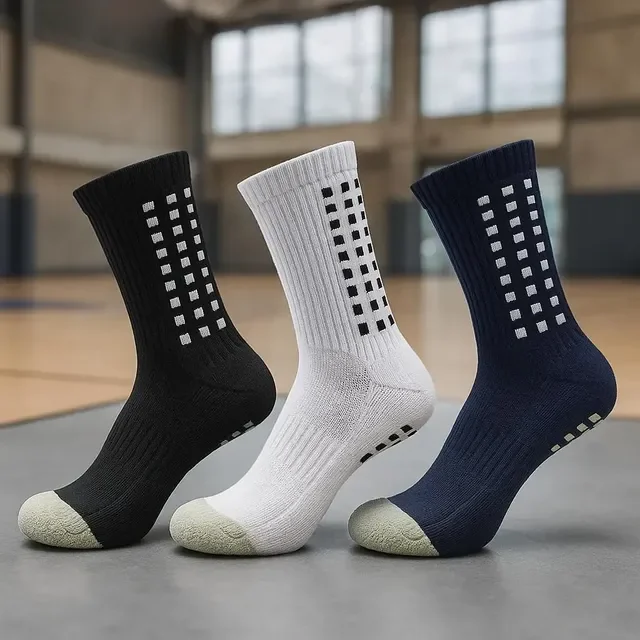 Kit 3 Pares Meia De Compressão Esportiva Corrida Ciclismo