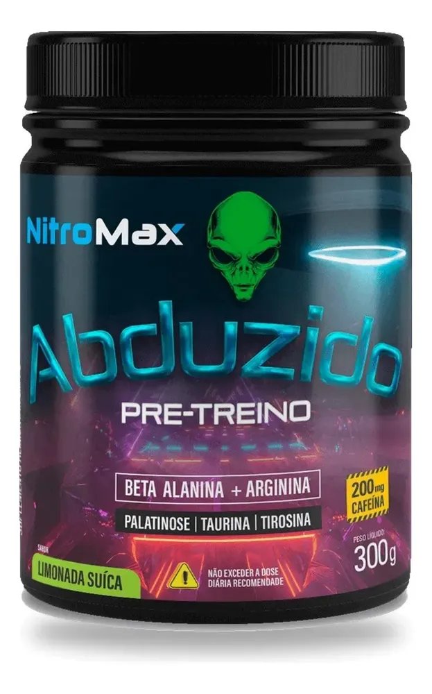 Abduzido Pré-Treino Nitromax Limonada Suíça 300g