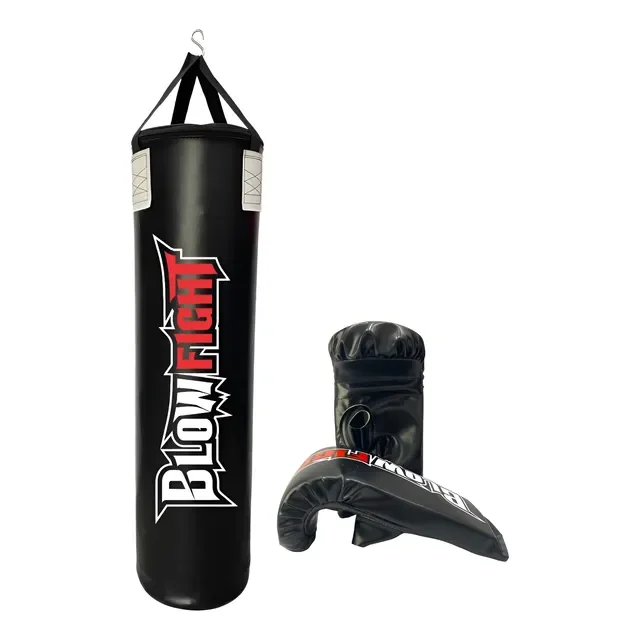 Saco De Box 90 Cm Profissional + Luva Bate Saco