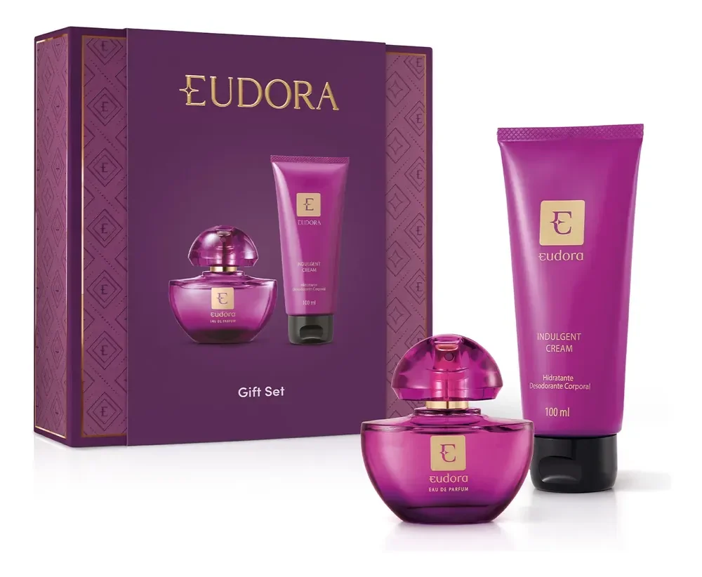 Eudora Roxo Miniatura Kit Presente Dia Dos Namorados (2 Itens)