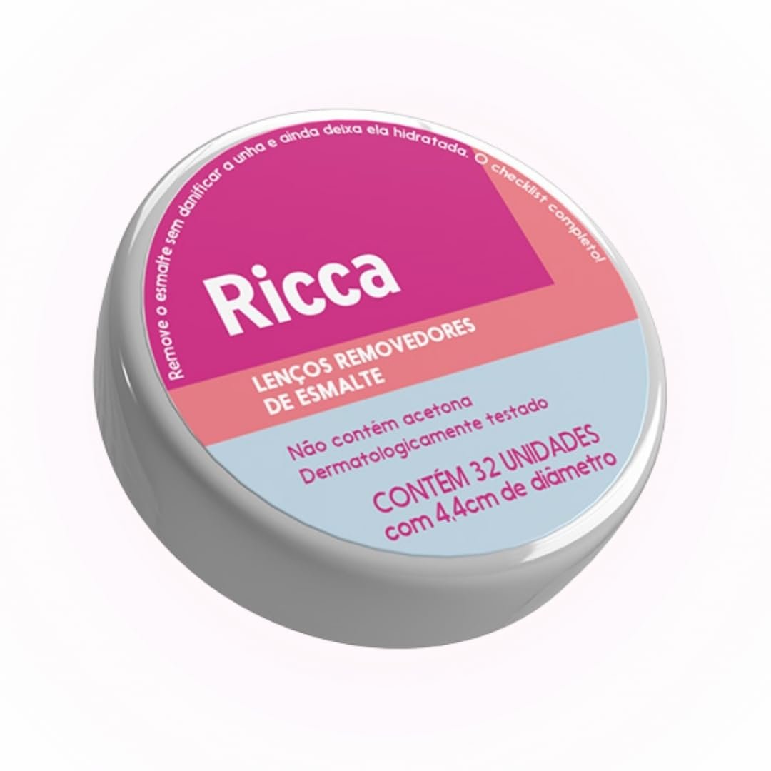 Ricca Lenço Removedor De Esmalte Ricca 32un