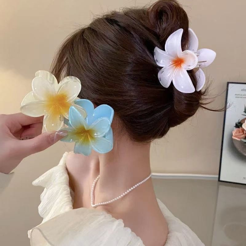 Kits Ate 12 Peças Grampos piranha De Cabelo Flor De Feriado De Praia Barrettes