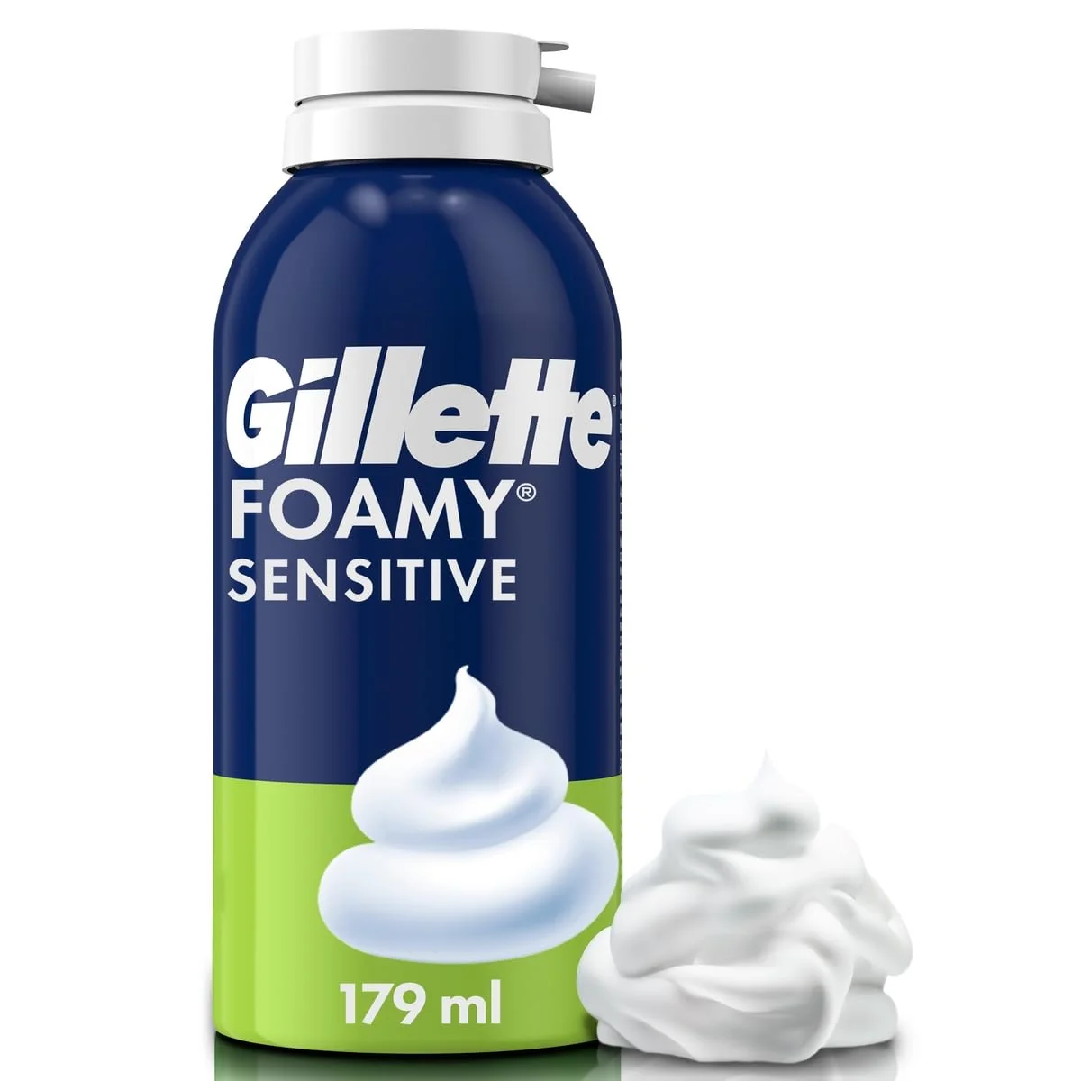 Gillette Espuma De Barbear Foamy Sensitive 175G