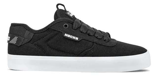 Tênis Hocks Flat Core Classic Black Unissex | Preto + Nf