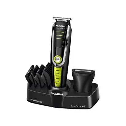 Aparador de Pelos Mondial Super Groom 6 em 1