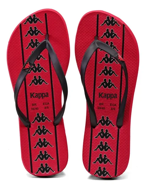 Chinelo Kappa Beach Adulto Unissex Em Borracha