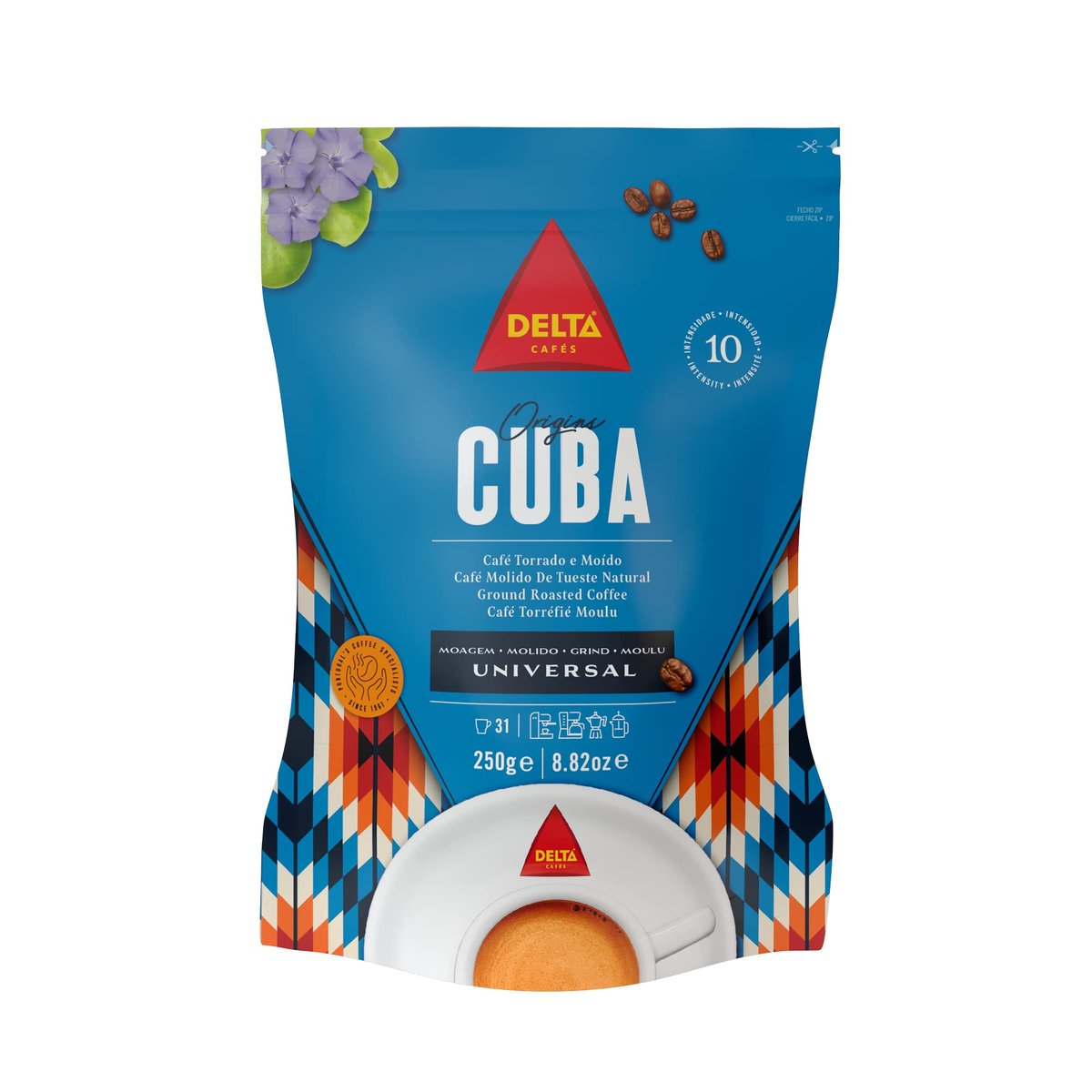 Delta Q Café Torrado e Moído Cuba 250g