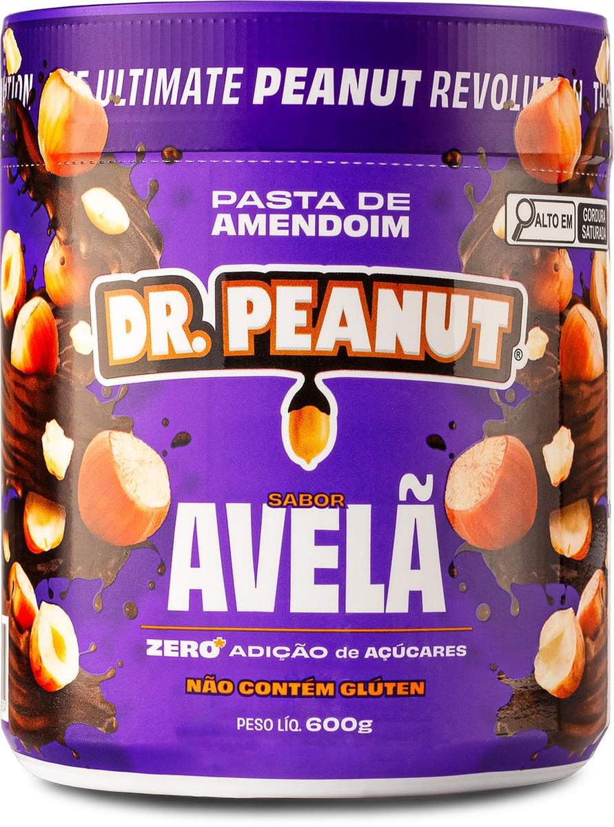 Dr. Peanut Pasta de Amendoim Avelã 600G - Com Whey Protein