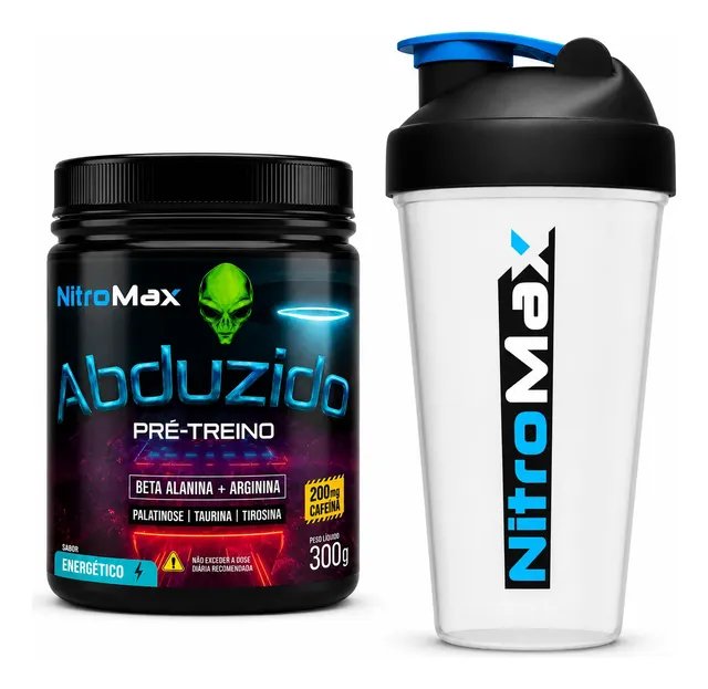 Pre Treino Abduzido 300g + Coqueteleira Brinde - Nitromax