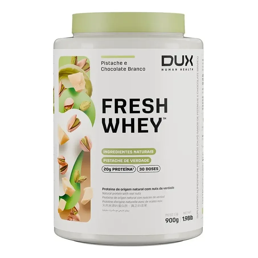 Freshwhey Pistache E Chocolate Branco - Pote 900g