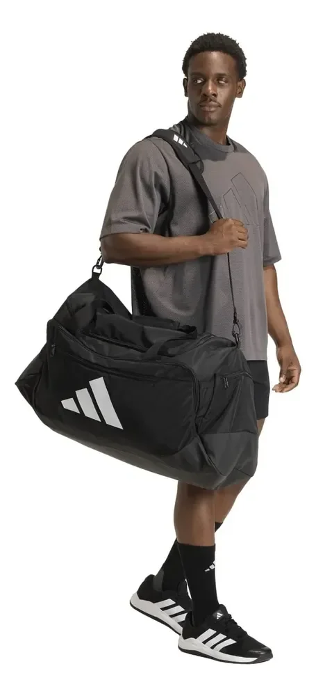 Mala Esportiva Duffel Defender 94 L adidas Preto Liso