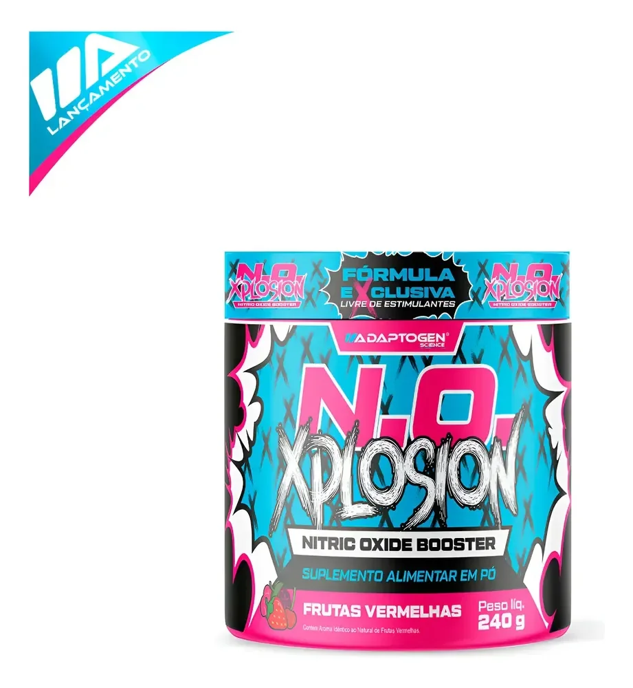 N.o Xplosion 240g - Pré Treino - Adaptogen Frutas Vermelhas