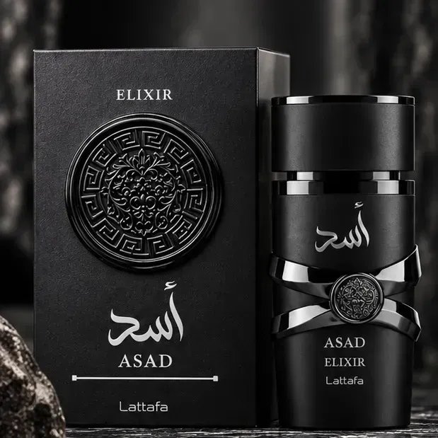 Perfume Árabe Asad Elixier Lattafa Eau De Parfum 100ml