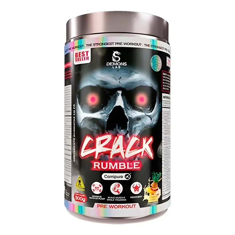 Pre Treino Crack Yellow Madness 300g - Demons Lab Yellow Madness