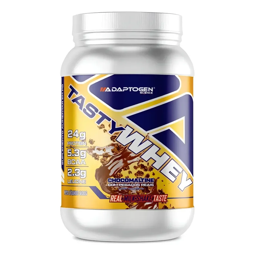 Tasty Whey Adaptogen Proteína Em Pó - Adaptogen Science 900g Choco Maltine