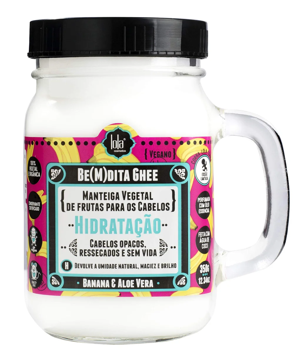 Bemdita Ghee Hidratação Banana 350g , Lola Cosmetics