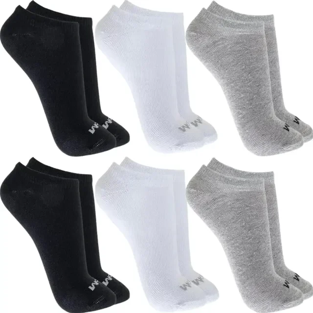 Kit 6 Pares Meia Soquete Mash Sapatilha Cano Baixo