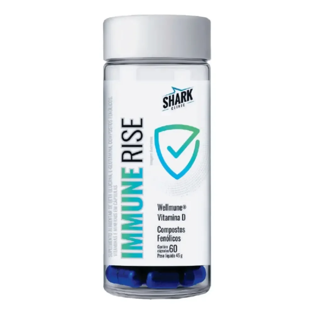 Immune Rise Pote Com 60 Cápsulas Sabor Sem Sabor