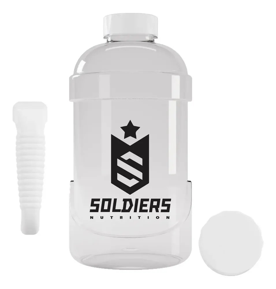 Galão de Água 1,8L Soldiers Nutrition Hidratação Treino Academia Esporte Acessório