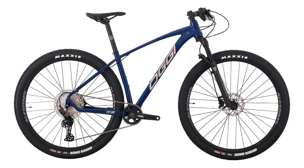 Bicicleta Aro 29 Oggi 7.3 Big Wheel Deore 12v 2025 2026 Cor Azul Tamanho Do Quadro 21