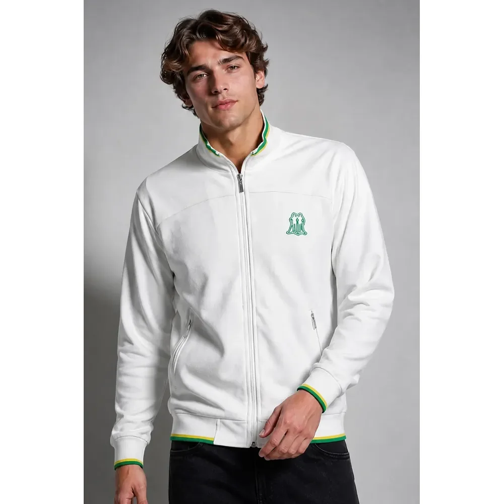 Jaqueta Brasil Esportiva Polo Wear Branca Branco G1
