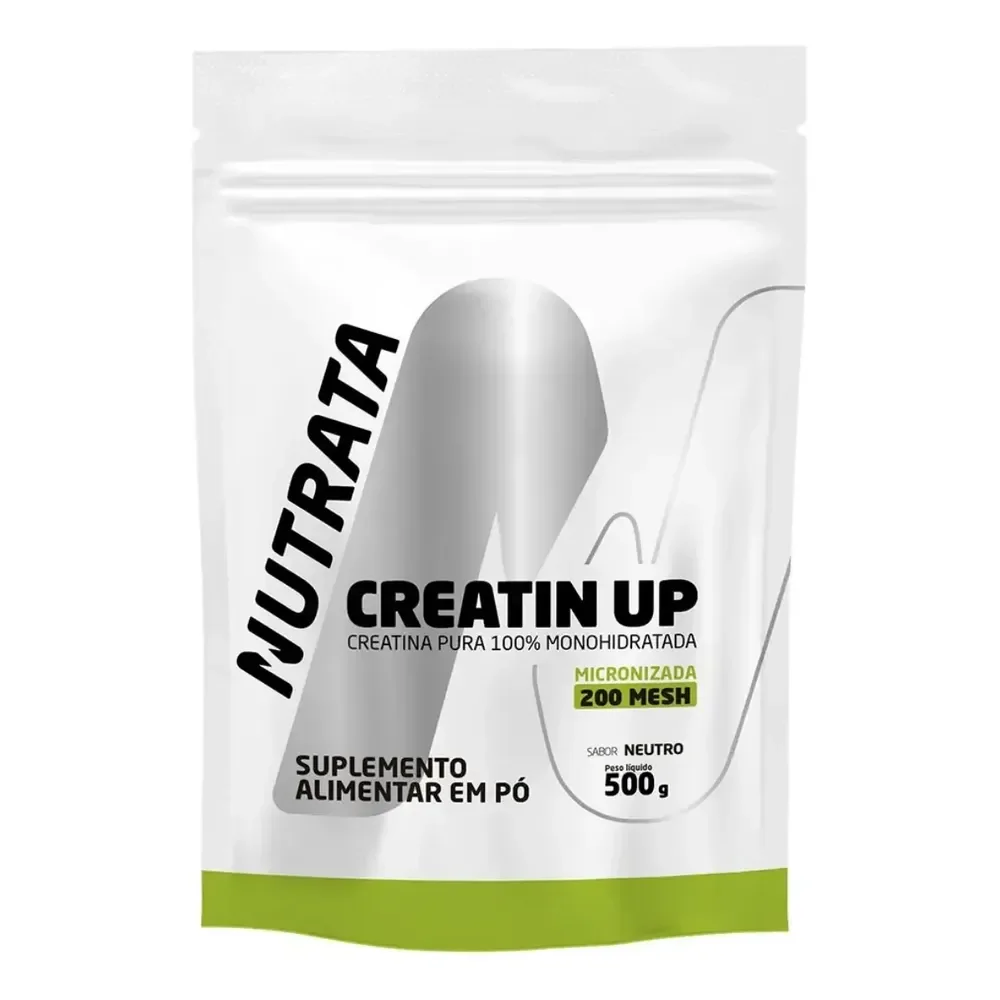 Creatina Monohidratada Nutrata 500g Refil Sem Sabor