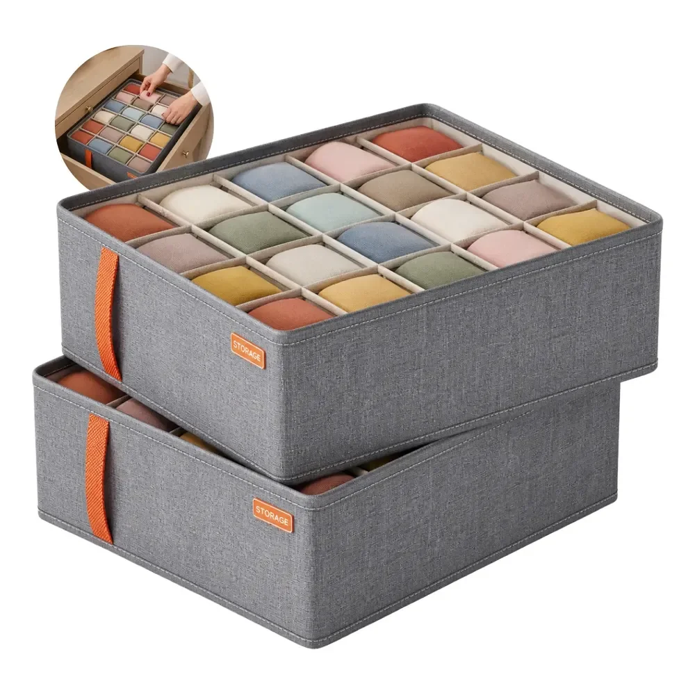 Kit Organizador De Gaveta Colmeia Calcinha Cueca Meia Roupa Organizador 2 Unidades