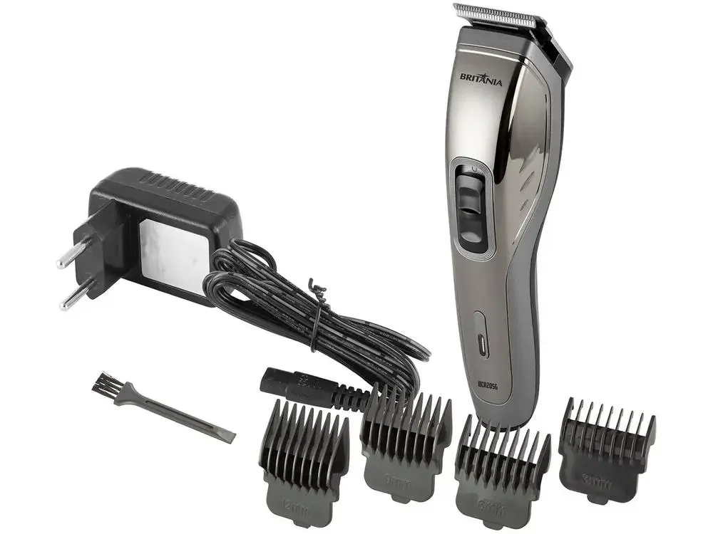Máquina de Cortar Cabelo Britânia sem Fio BCR20SG - Bivolt - AliExpress