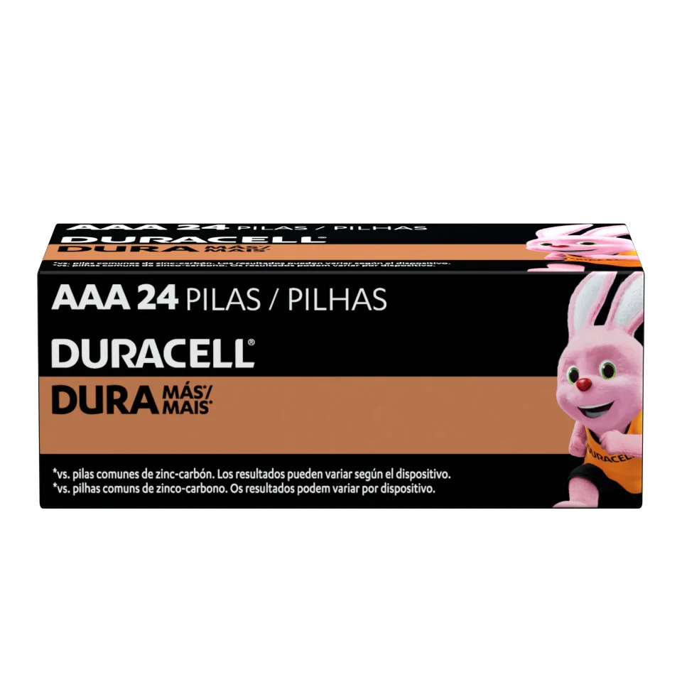 Pilha Alcalina  AAA Palito Duracell Com 24 Unidades