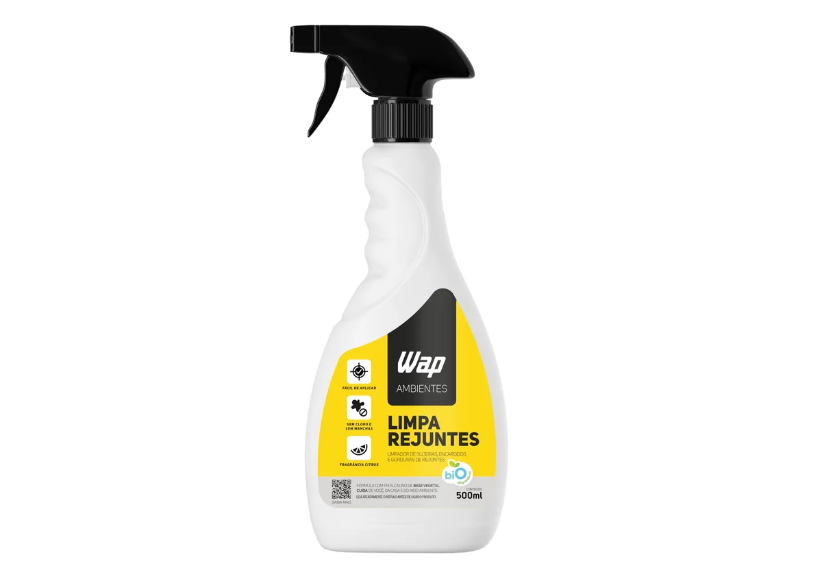 WAP Limpador de Rejuntes LIMPA REJUNTES 500 ML com Gatilho e Fragrância Cítrica