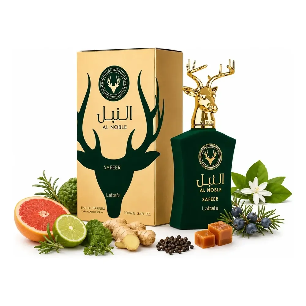 Perfume Árabe Al Noble Safeer Lattafa Compartilhável 100ml