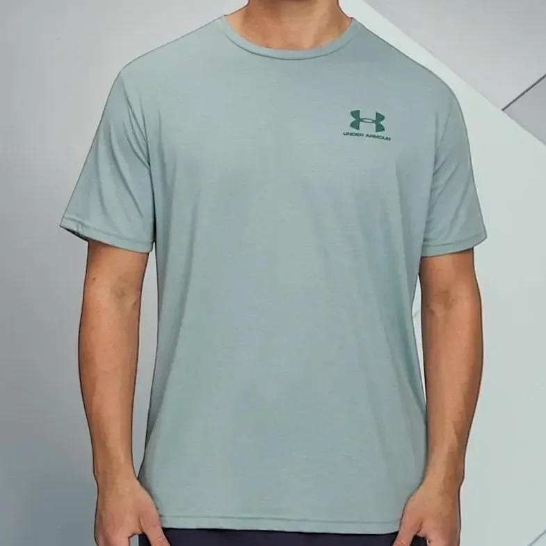 Camiseta Masculina Treino Under Armour Sportstyle Left Chest Verde M