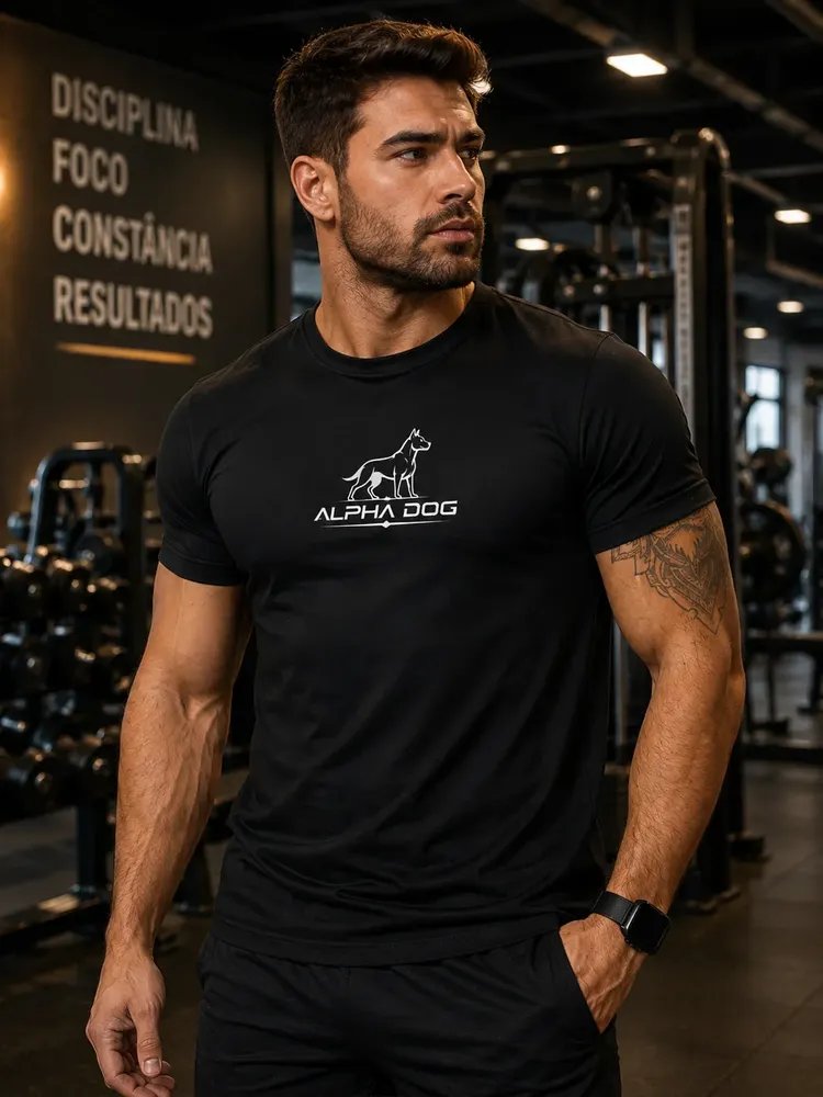 Camiseta Masculina Dry Fit Uv Polo Joker Preto M