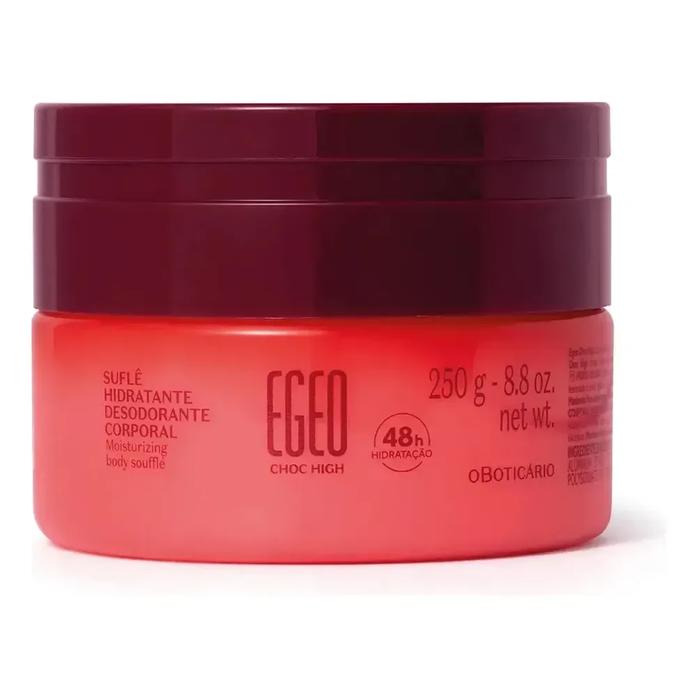 Suflê Hidratante Corporal Egeo High 250g - O Boticário Fragrância Egeo Choc High
