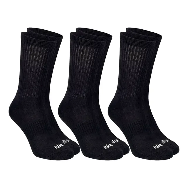 3 Pares Meia Corrida Poliamida Trifil Cano Alto Esportiva