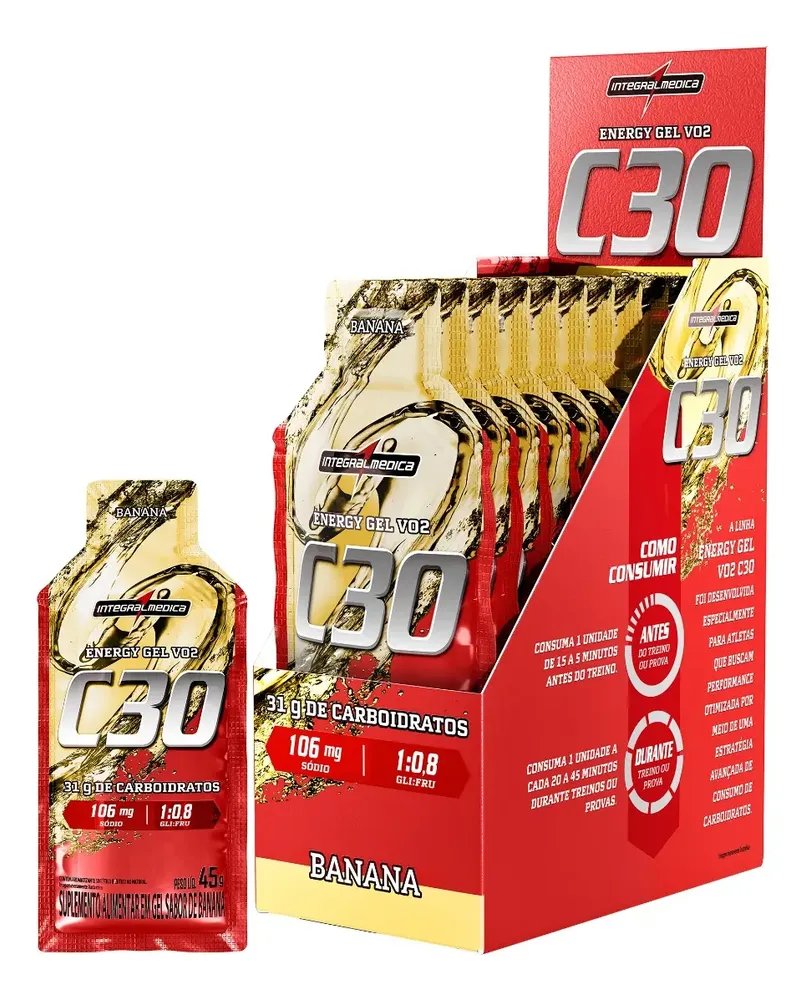 Vo2 Energy Gel Banana Integralmédica Banana