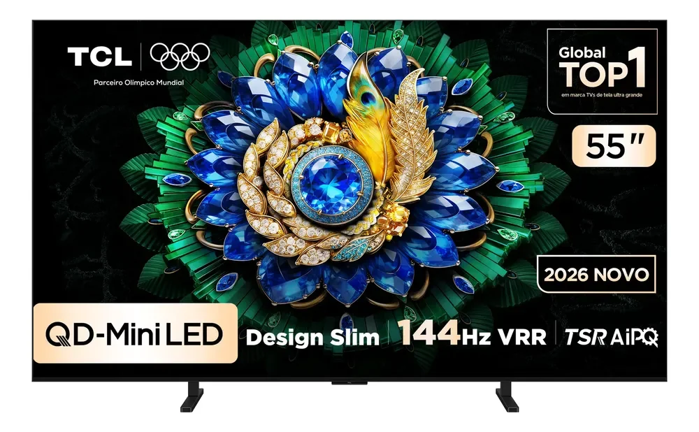 Smart Tv Tcl 55" Qled Mini Led 4k A400m Bluetooth 55a400m