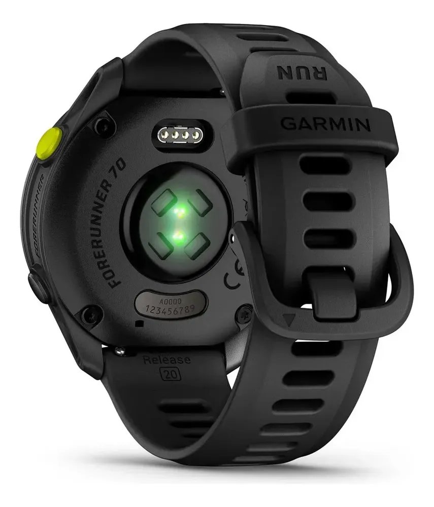 Garmin Relógio Forerunner 70 Preto- 42mm Com Monitor Cardíaco