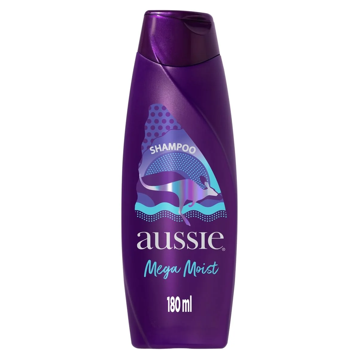 Aussie Shampoo Mega Moist com Óleo de Jojoba 180 ml