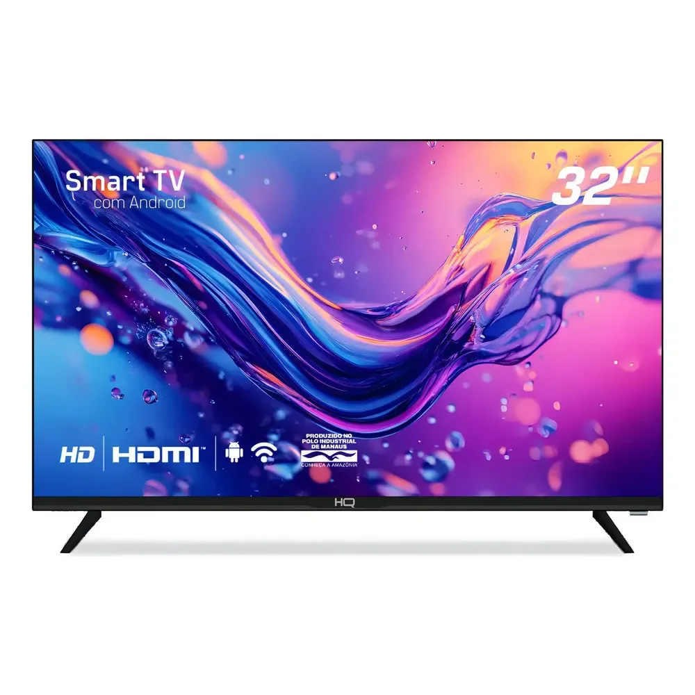 Smart Tv Hq 32 Hd Android 12 Design Slim Hqs32nkhm