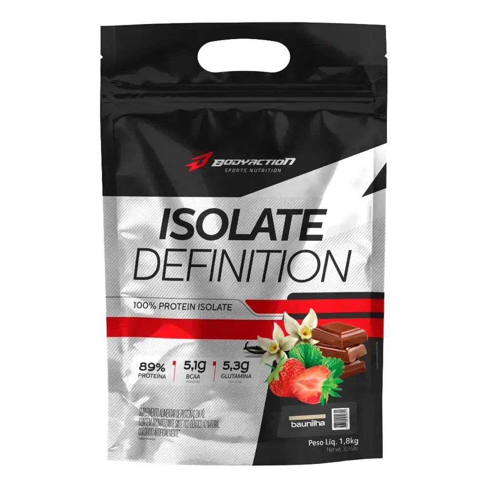 Bodyaction Whey Protein Isolate Definition 1,8kg Baunilha
