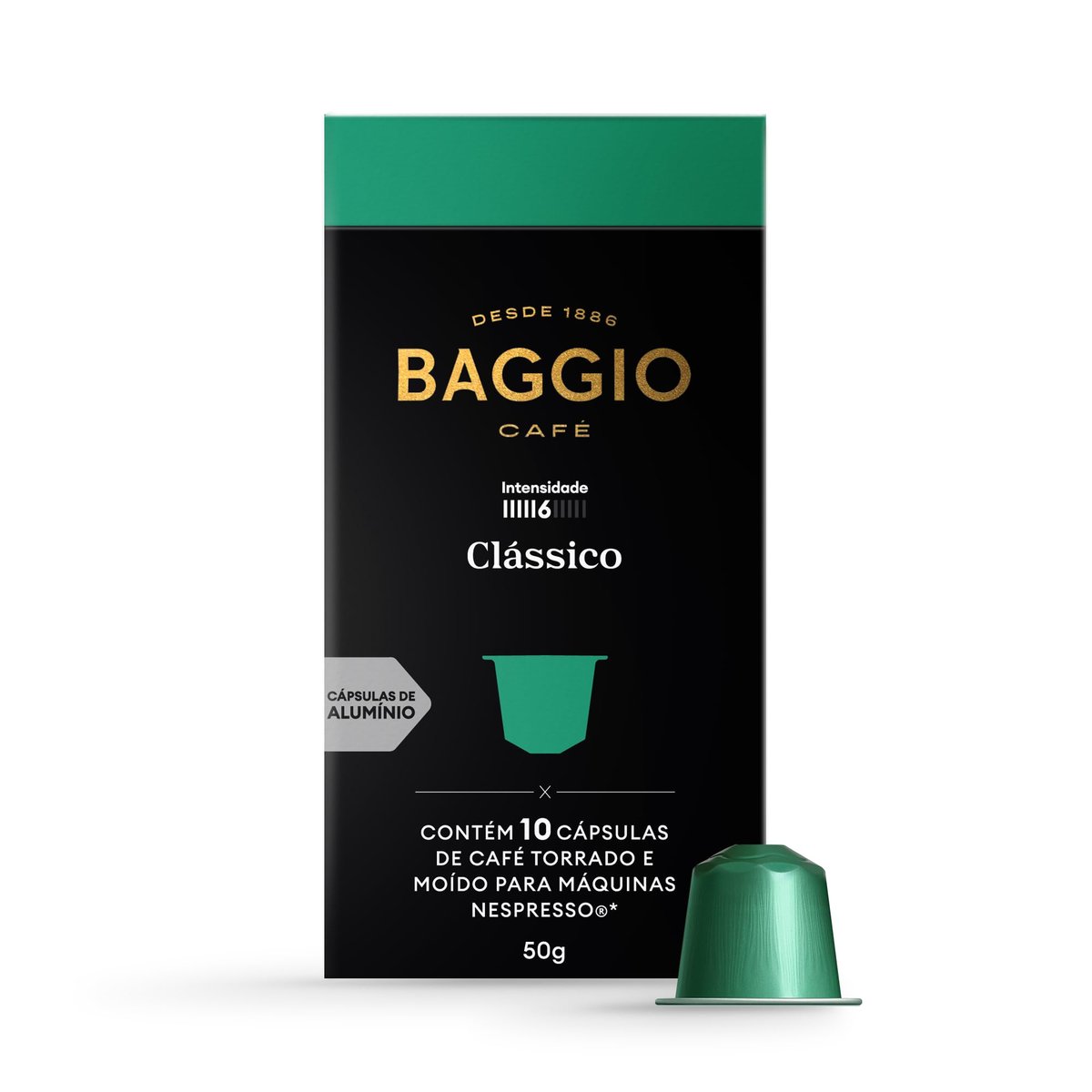 Baggio Café Cápsulas De Café Clássico Compatível Com Nespresso Contém 10 Cápsulas